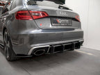 Street PRO Rear Diffuser V.2 Audi RS3 8V Sportback - Red