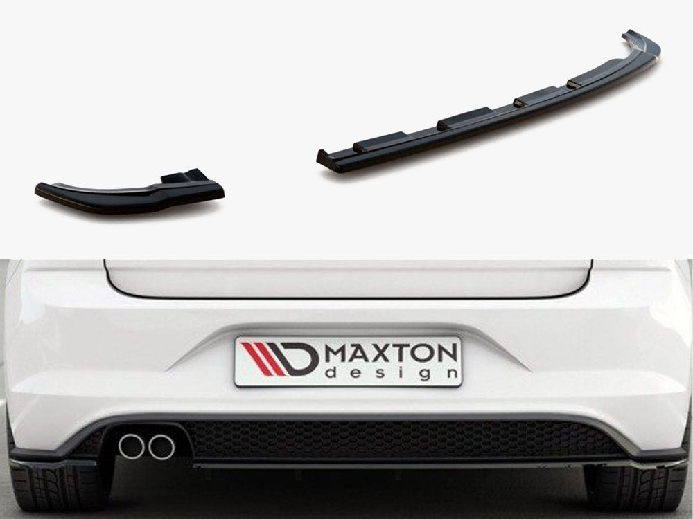 Rear Side Splitters V.2 Volkswagen Polo GTI / R-Line Mk6 - Textured