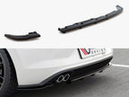 Rear Splitter (Vertical Bars) Volkswagen Polo GTI / R-Line Mk6 - Carbon Look