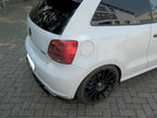 Rear Side Splitters Volkswagen Polo WRC Mk5 - Carbon Look