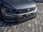 Front Splitter V.1 Volkswagen Passat R-line B8 (2015-19) - Carbon Look