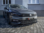 Front Splitter V.1 Volkswagen Passat R-line B8 (2015-19) - Carbon Look