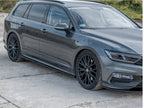 Side Skirts Diffusers Volkswagen Passat R-line B8 (2015-2019) - Carbon Look