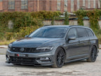 Side Skirts Diffusers Volkswagen Passat R-line B8 (2015-2019) - Carbon Look