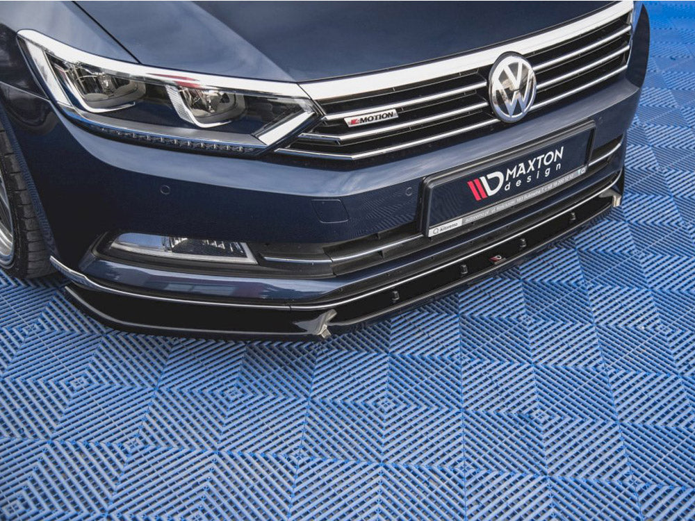 Front Splitter V.2 Volkswagen Passat B8 - Carbon Look