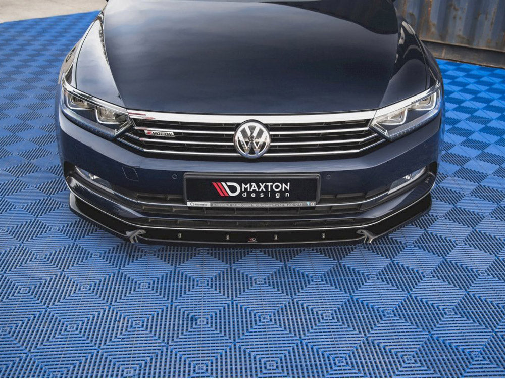 Front Splitter V.2 Volkswagen Passat B8 - Carbon Look
