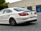 Rear Splitter (Vertical Bars) VW Passat CC R36 Rline (Preface) - Textured