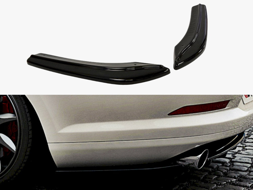 Rear Side Splitters VW Passat CC R36 Rline (Preface) - Carbon Look