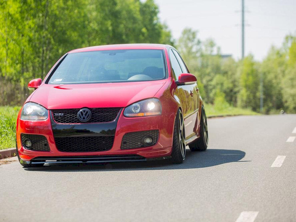 Front Splitter VW Golf V GTI (For GTI 30TH Front Bumper Spoiler) - Textured
