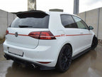 Rear Side Splitters VW Golf 7 GTI (2013-2016)  - Textured