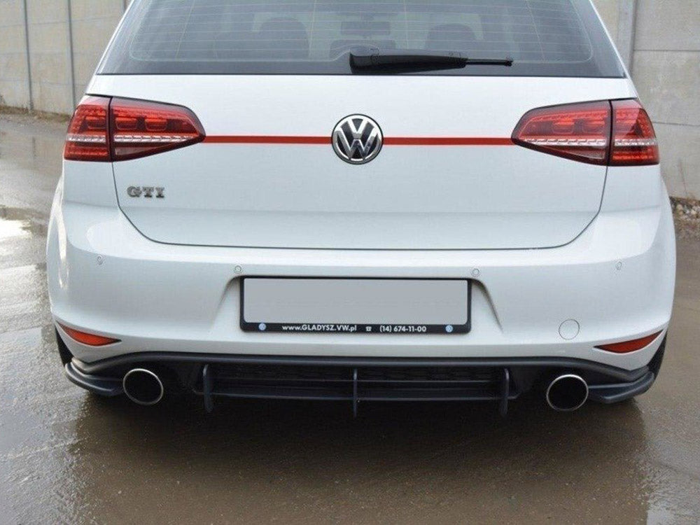 Rear Side Splitters VW Golf 7 GTI (2013-2016) CARBON LOOK