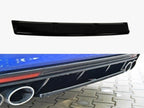 Central Rear Splitter VW Golf R Mk7 Estate - Textured