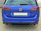 Central Rear Splitter VW Golf R Mk7 Estate - Carbon Look