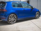 Side Skirts Diffusers V.4 Volkswagen Golf R / R-Line Mk7 Facelift
