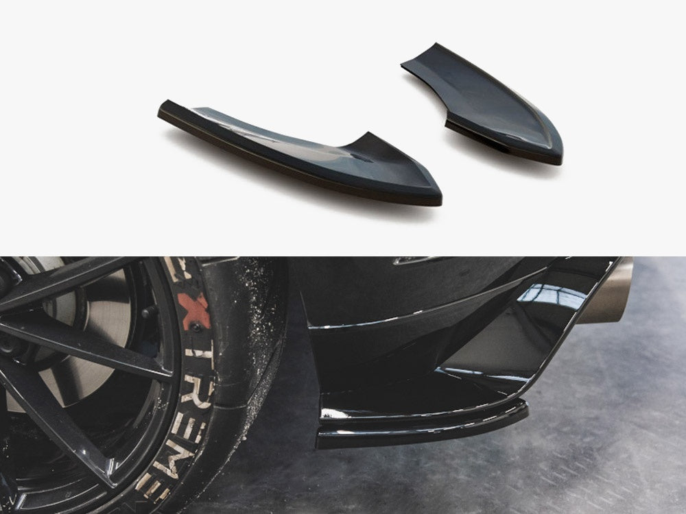 Rear Side Splitters VW Golf 7 GTI TCR - Carbon Look