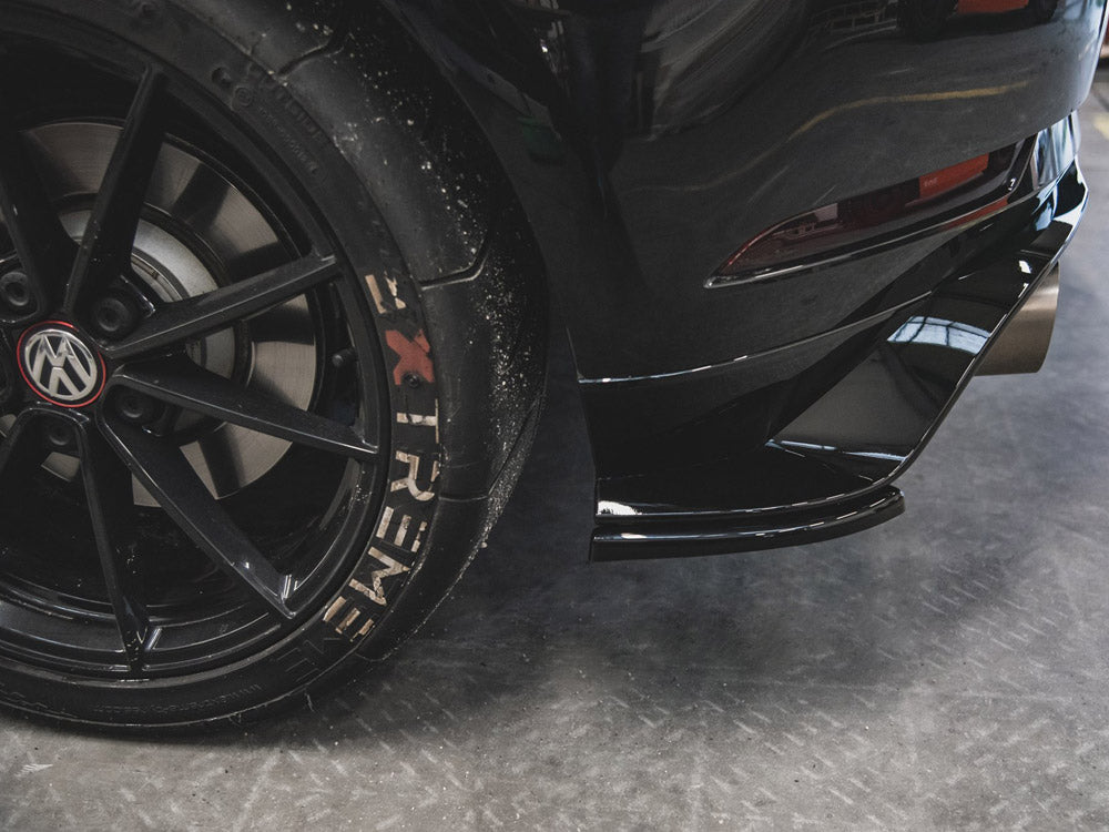 Rear Side Splitters VW Golf 7 GTI TCR - Textured