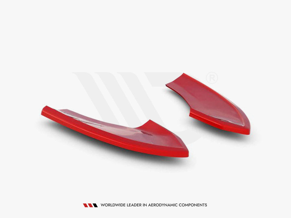 Rear Side Splitters VW Golf 7 GTI TCR - Carbon Look