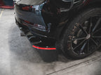 Rear Side Splitters VW Golf 7 GTI TCR - Carbon Look