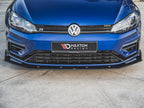Street PRO Front Splitter V.2 Volkswagen Golf R / R-Line Mk7 Facelift