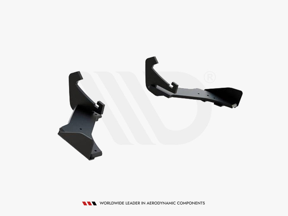 Street PRO Rear Side Splitters + Flaps Volkswagen Golf R Mk7 Facelift