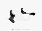 Street PRO Rear Side Splitters + Flaps Volkswagen Golf R Mk7 Facelift