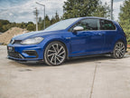 Street PRO Side Skirts Diffusers + Flaps Volkswagen Golf R / R-Line Mk7 Facelift
