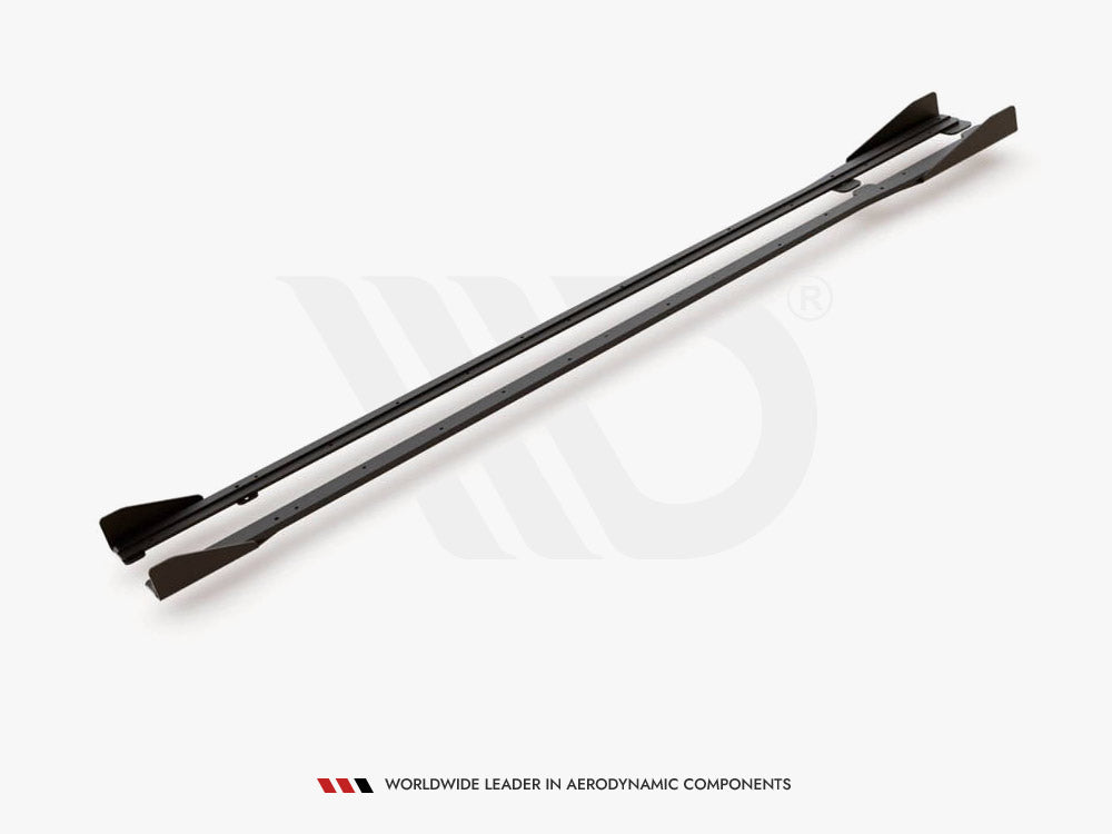 Street PRO Side Skirts Diffusers + Flaps Volkswagen Golf R / R-Line Mk7 Facelift