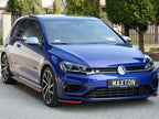 Front Splitter V.8 VW Golf 7 R / R-Line Facelift - Textured