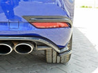 Rear Side Splitters VW Golf 7 R / R-Line Facelift - Carbon Look