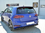 Rear Frames For Lights VW Golf 7 R / R-Line Facelift - Carbon Look