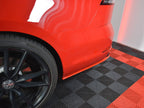 Rear Side Splitters V.2 VW Golf 7 R Variant Facelift - Carbon Look