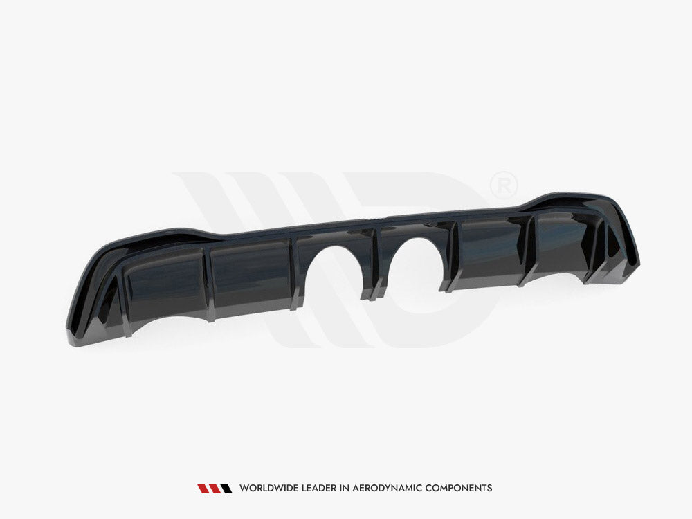 Rear Valance VW Golf Mk8 (R32 Look) - Carbon Look