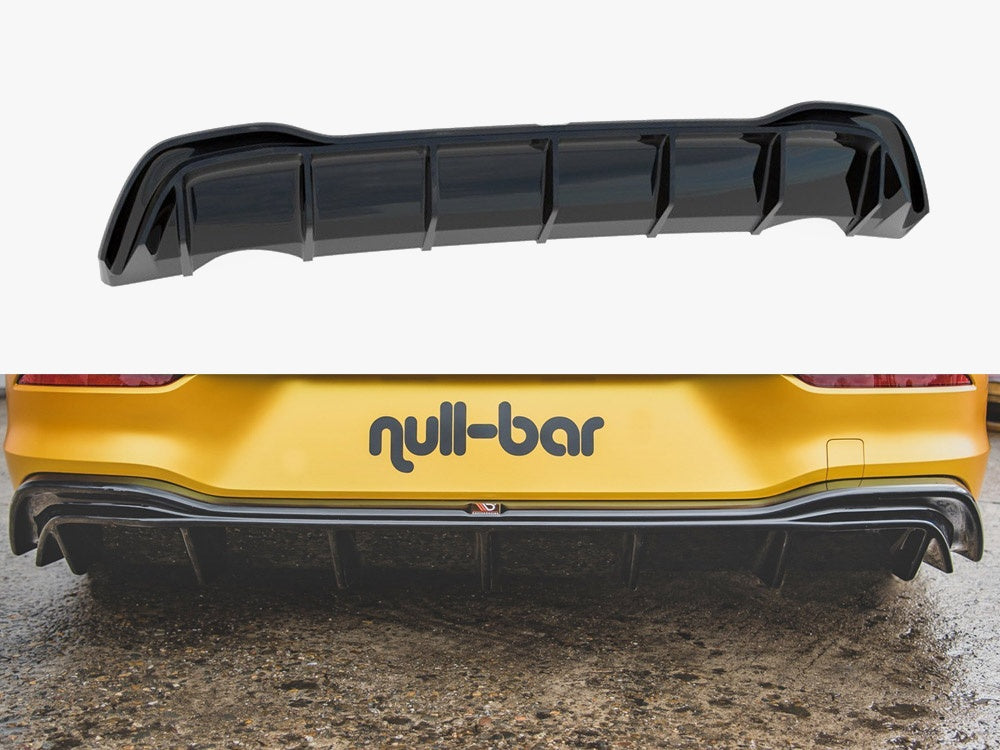 Rear Valance VW Golf Mk8 - Carbon Look