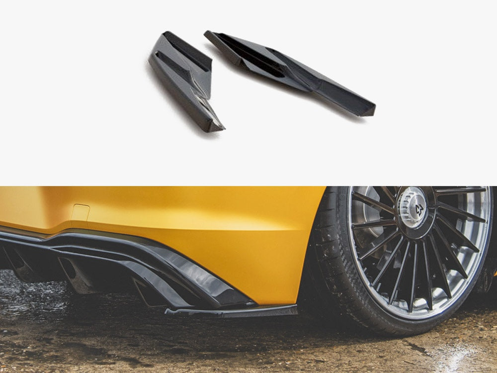Rear Side Splitters VW Golf MK8 (2020-) - Textured