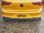 Rear Side Splitters VW Golf MK8 (2020-) - Carbon Look