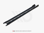 Side Skirts Diffusers V.2 Volkswagen Golf Mk8