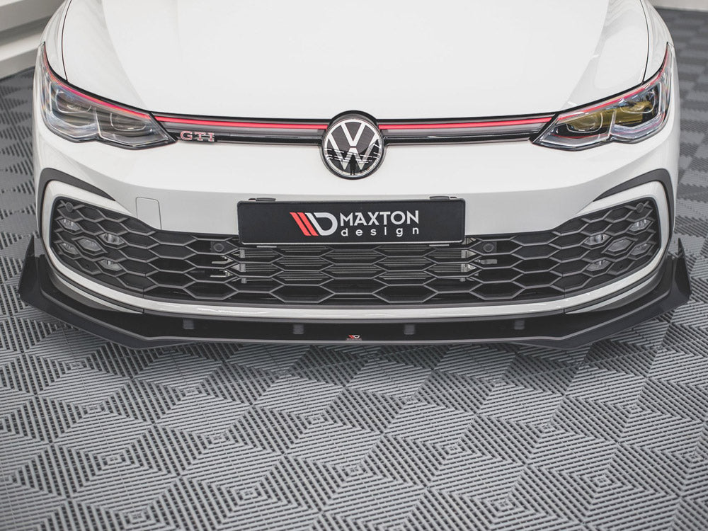 Street Pro Front Splitter + Flaps Volkswagen Golf GTI / GTE / GTD / R-Line Mk8