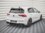 Street Pro Rear Side Splitters + Flaps Volkswagen Golf GTI / GTE / R-Line Mk8