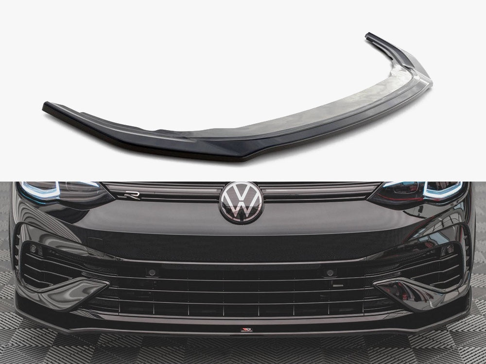 Front Splitter V.3 VW Golf R Mk8 TEXTURED