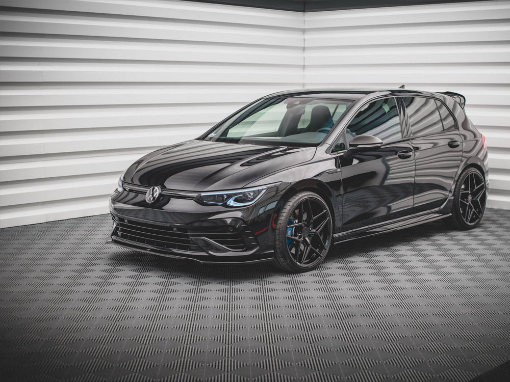 Front Splitter V.3 VW Golf R Mk8 TEXTURED