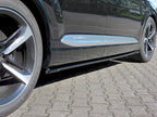 Side Skirts Diffusers Audi SQ7 / Q7 S-Line Mk2 - Textured
