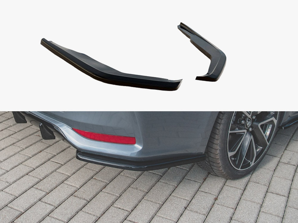 Rear Side Splitters Toyota Corolla Mk12 Sedan - Textured