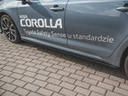 Side Skirts Diffusers Toyota Corolla Mk12 Sedan - Carbon Look