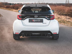 Street PRO Rear Side Splitters Toyota GR Yaris Mk4 - Black-Red