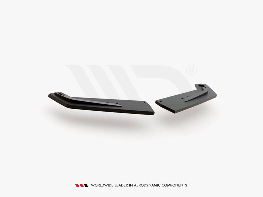 Street PRO Rear Side Splitters Toyota GR Yaris Mk4 - Black-Red