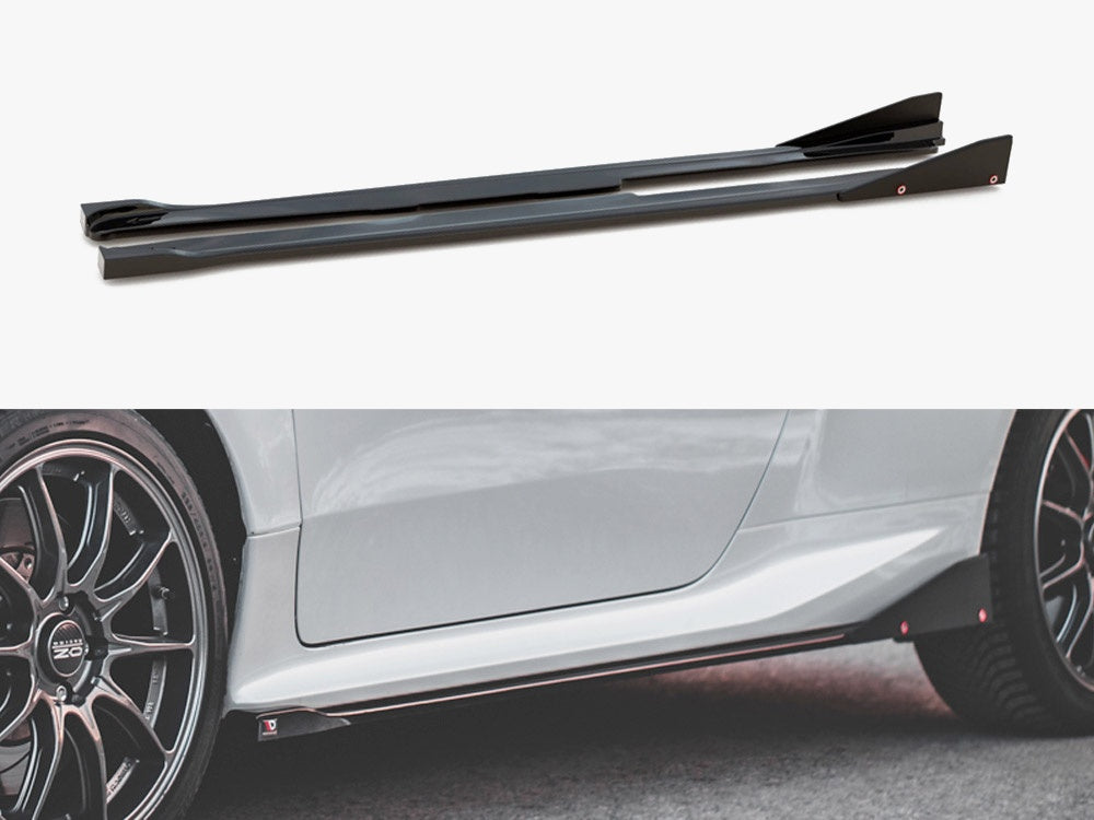 Side Skirts Diffusers V.2 + Flaps Toyota GR Yaris Mk4