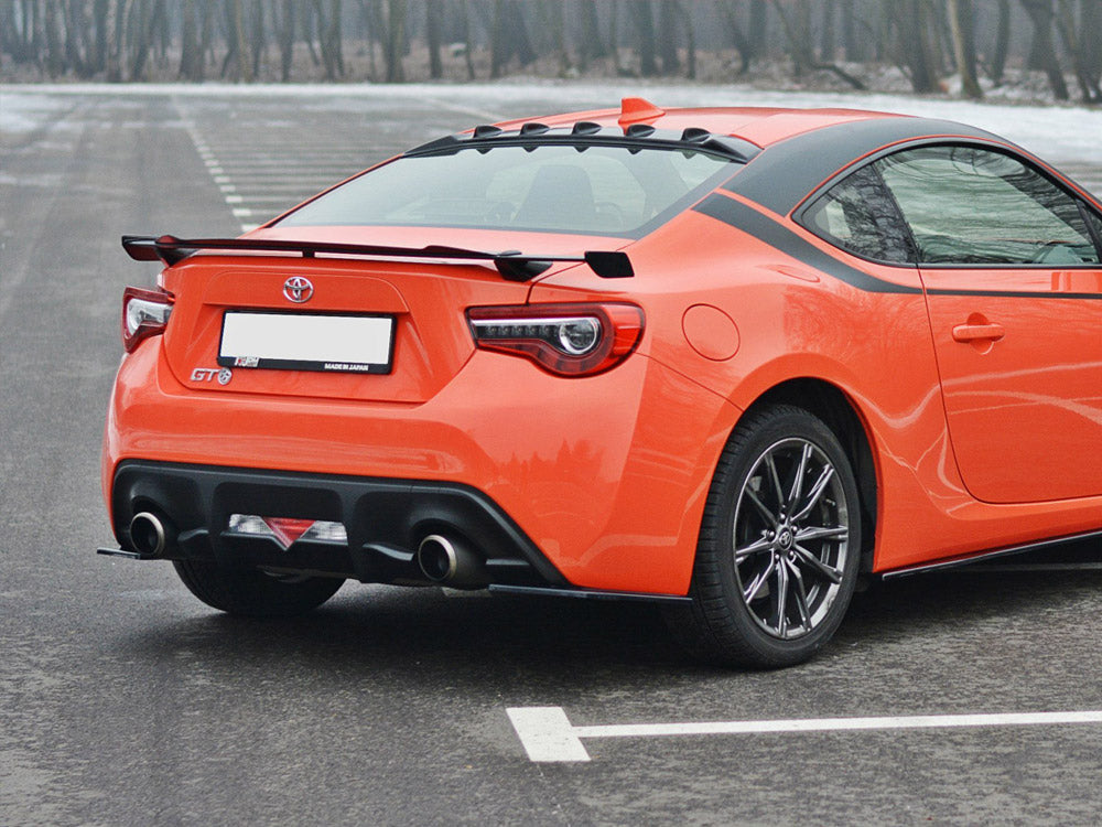 Rear Side Splitters V.1 Toyota GT86 Facelift - Carbon Look