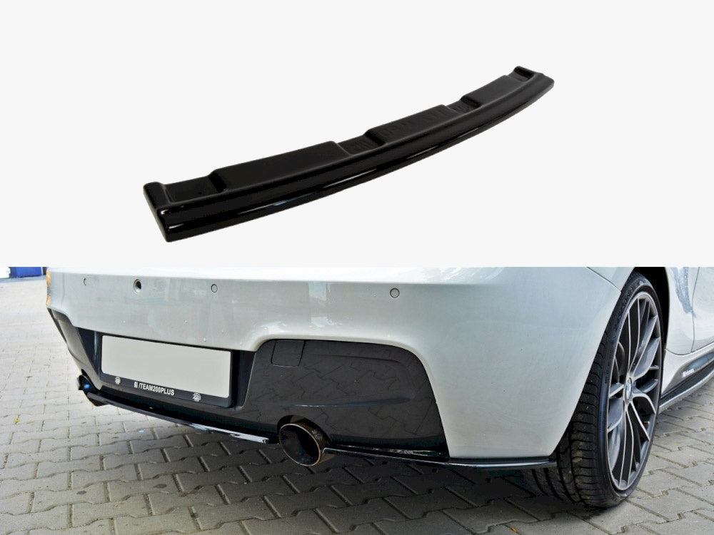 Central Rear Splitter BMW 1 F20 / F21 - Carbon Look