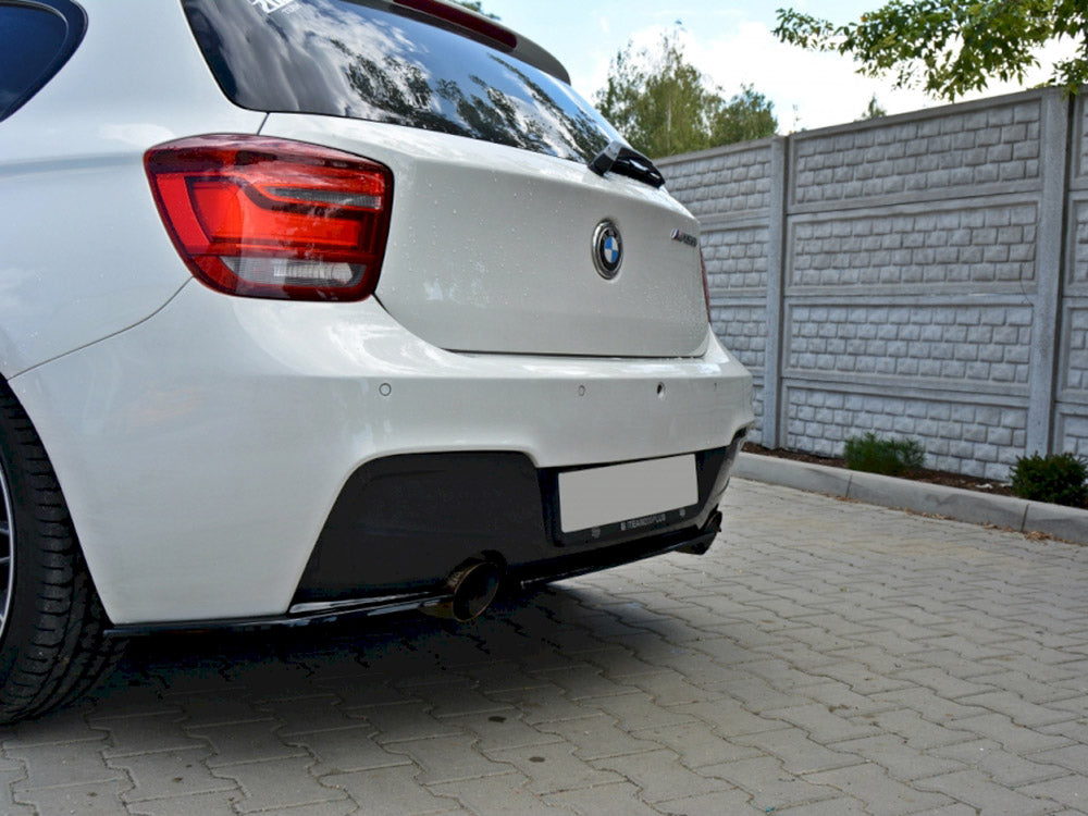 Central Rear Splitter BMW 1 F20 / F21 - Carbon Look