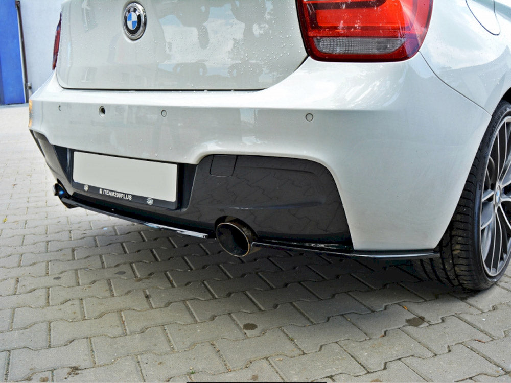 Central Rear Splitter BMW 1 F20 / F21 - Carbon Look
